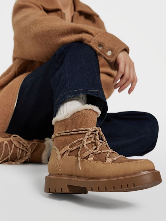 molo krajka-up boot hnědá deichmann