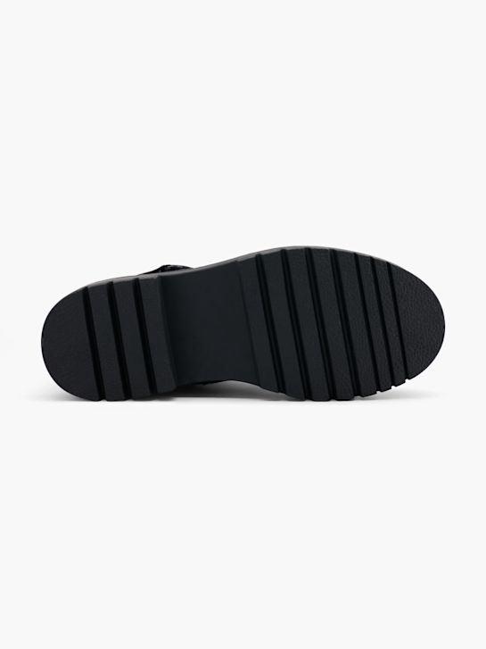 molo krajka-up boot Černá deichmann