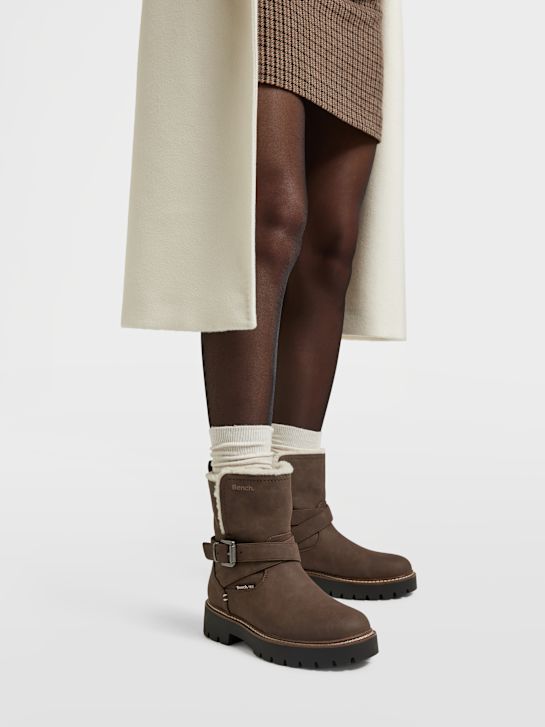 bench zimní boot hnědá deichmann