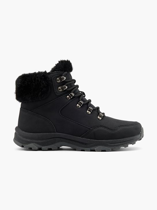 vty krajka-up boot Černá deichmann