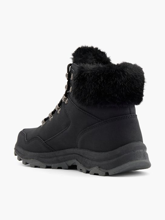 vty krajka-up boot Černá deichmann