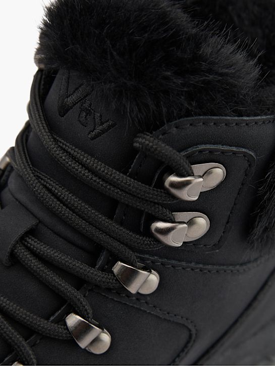 vty krajka-up boot Černá deichmann