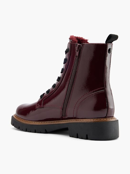 graceland šněrovací bota vínová deichmann
