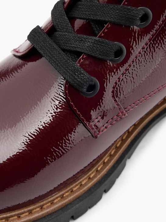graceland šněrovací bota vínová deichmann