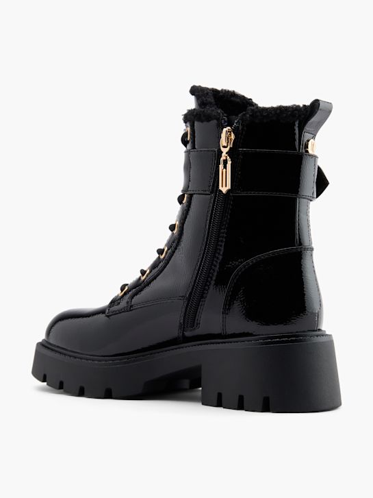 zlá krajka-up boot Černá deichmann