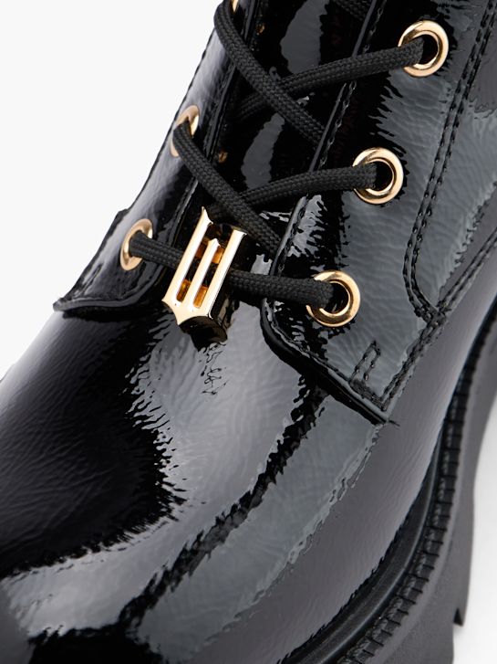 zlá krajka-up boot Černá deichmann
