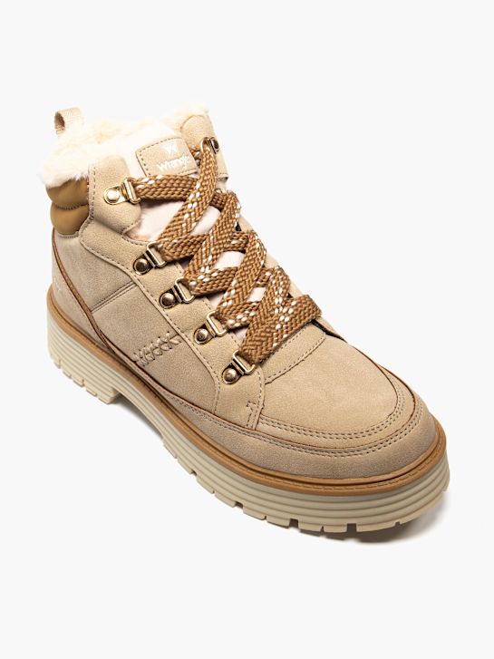 wrangler krajka-up boot beige deichmann