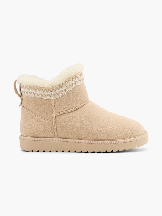 graceland winter boot beige deichmann