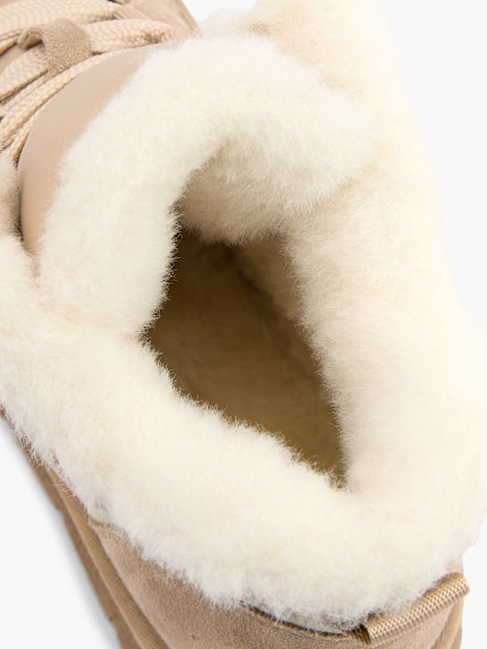 graceland šněrovací bota camel deichmann