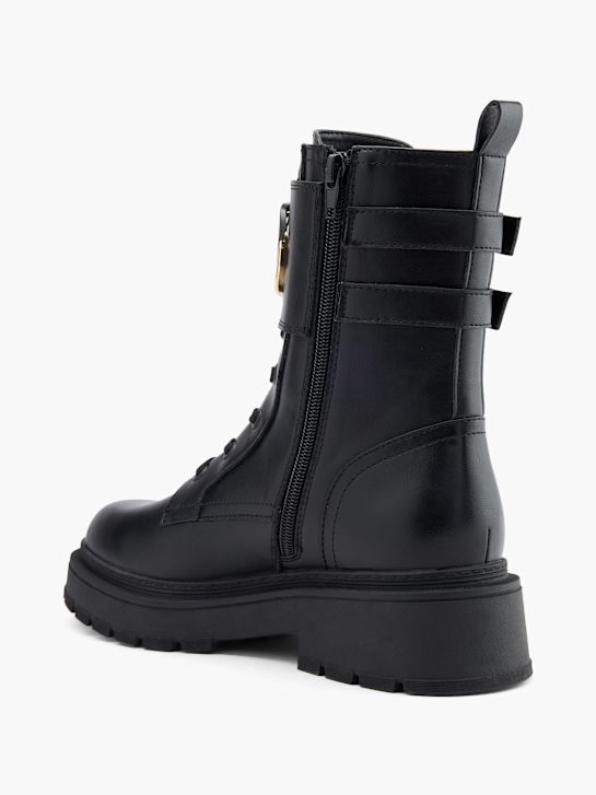 molo krajka-up boot Černá deichmann