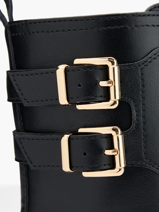molo krajka-up boot Černá deichmann