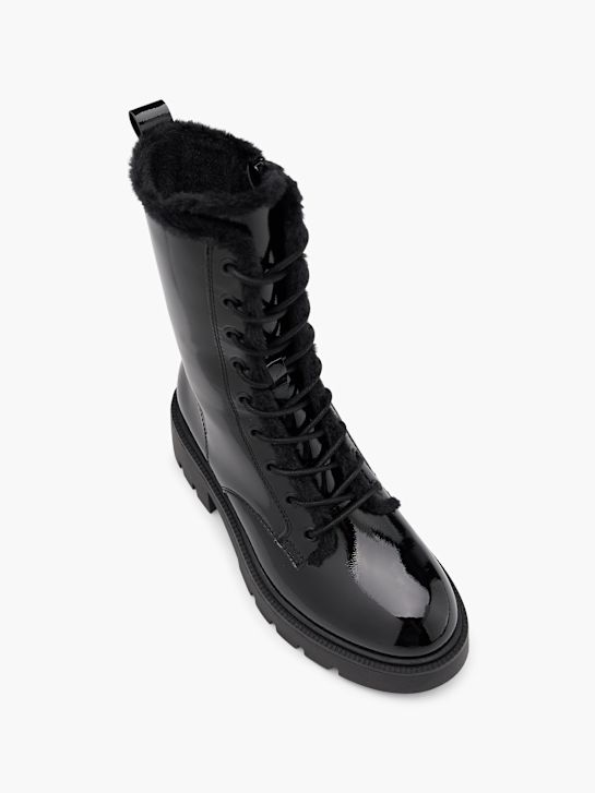 molo krajka-up boot Černá deichmann