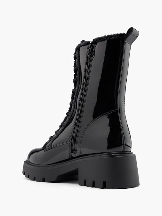 molo krajka-up boot Černá deichmann