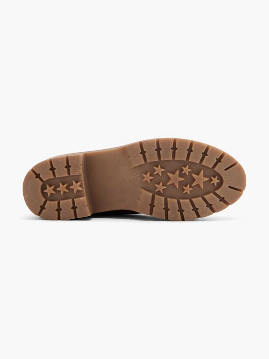 graceland krajka-up boot hnědá deichmann