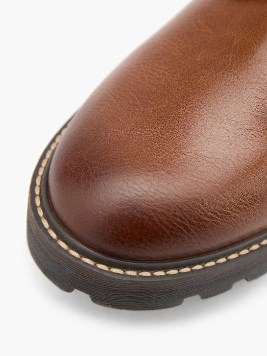 graceland krajka-up boot hnědá deichmann